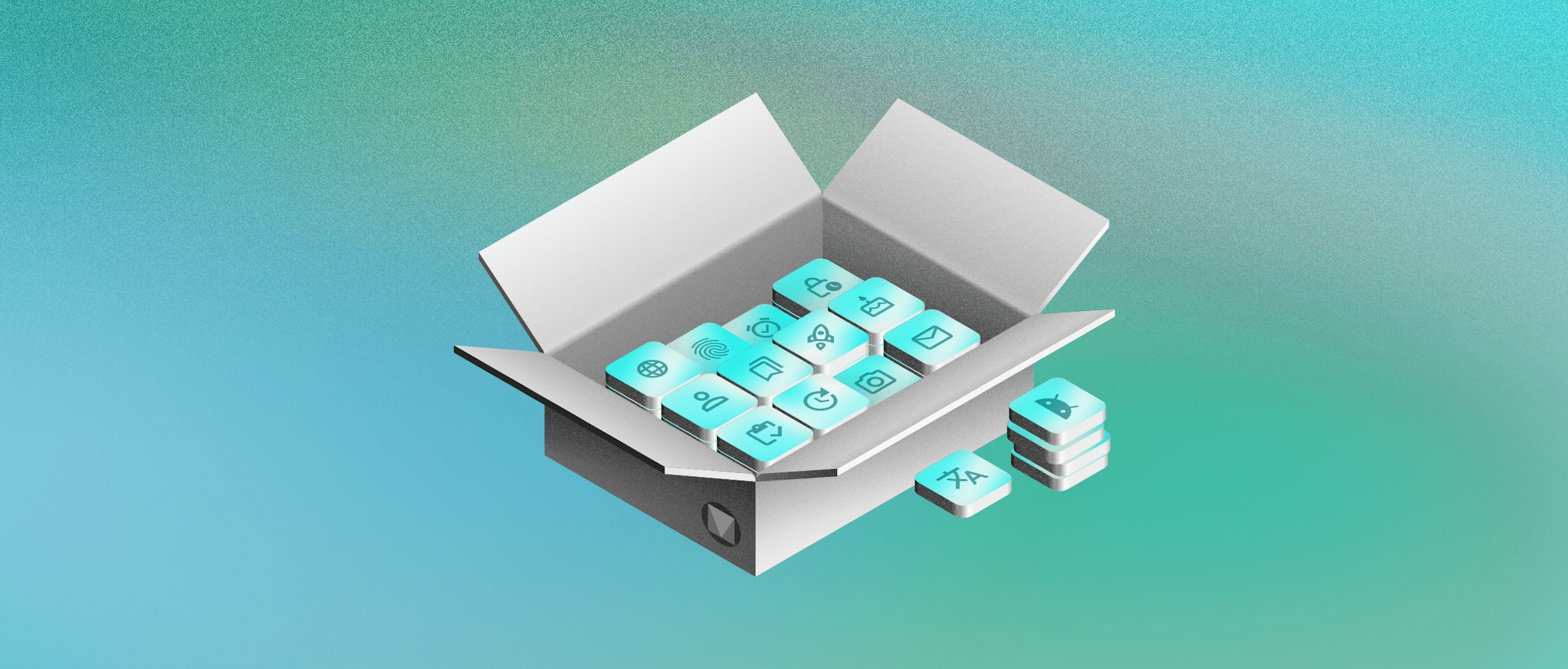 Image showing a box of icons being automatically created in Sketch