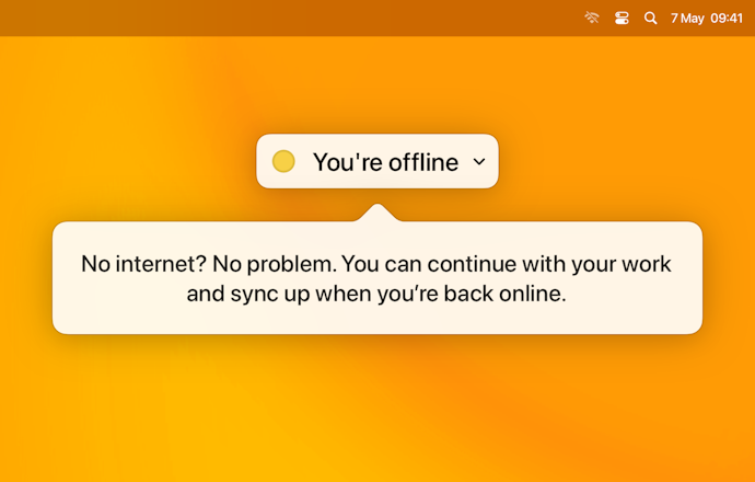 Full offline mode support